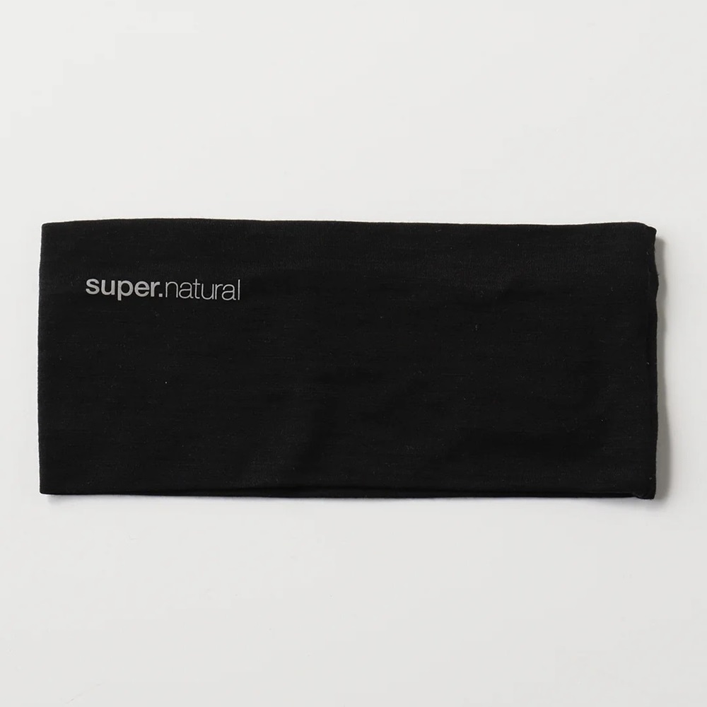 ワンダーラストヘッドバンド / JET BLACK WANDERLUST HEADBAND SNA013350P ［25FW］|スーパーナチュラル / super.natural