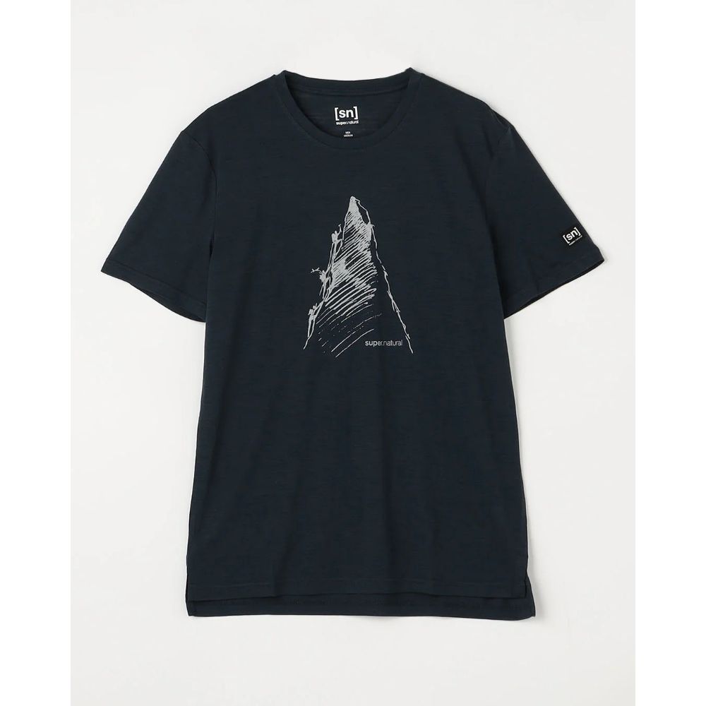 スーパーナチュラル / super.natural（スーパーナチュラル） | M アセンダーズTシャツ / BLUEBERRY/VAPOR GREY M ASCENDERS TEE SNMP01225 ［25FW］