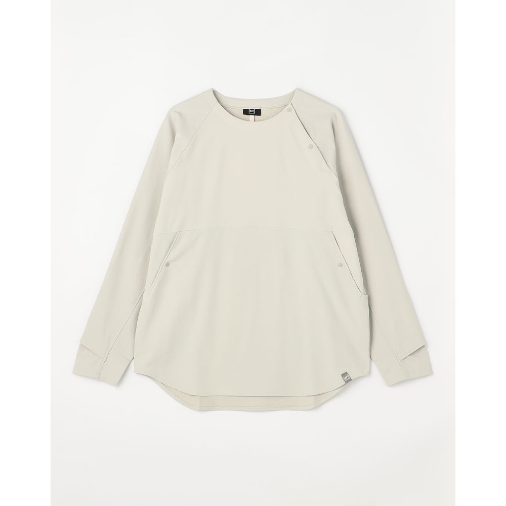 スーパーナチュラル / super.natural（スーパーナチュラル） | ウールミックスストームフリーススナップボタン(ユニセックス) / Sand White JP 4Way WoolMix StormFleece Snap-Button SNUJ10113［25FW］