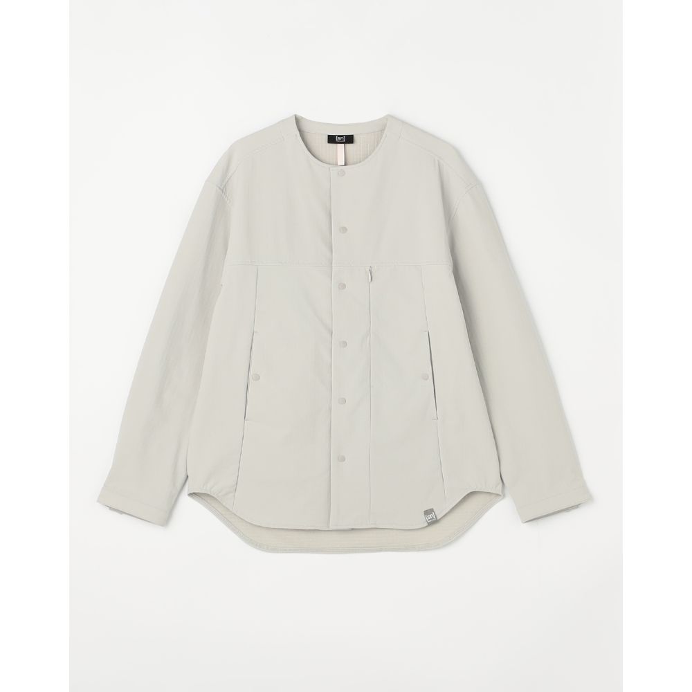 スーパーナチュラル / super.natural（スーパーナチュラル） | ストームフリースノーカラージャケット2(ユニセックス) / Sand White JP 4Way StormFleece No-collar Jacket2 SNUJ10114 ［25FW］