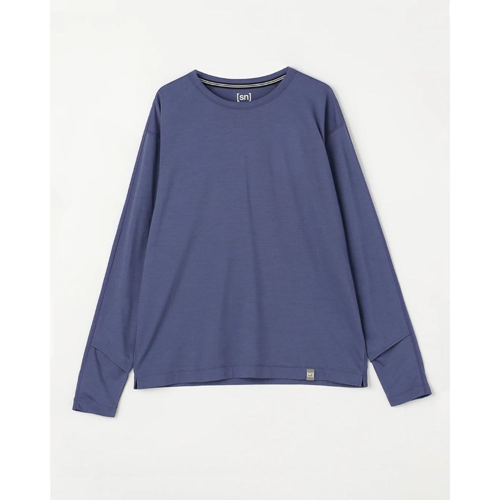 スーパーナチュラル / super.natural（スーパーナチュラル） | JP160 アクティブロングスリーブTシャツ2 / Smoke Indigo JP 160 Active L/Sleeve T-Shirt 2 SNUJ10120 ［25FW］