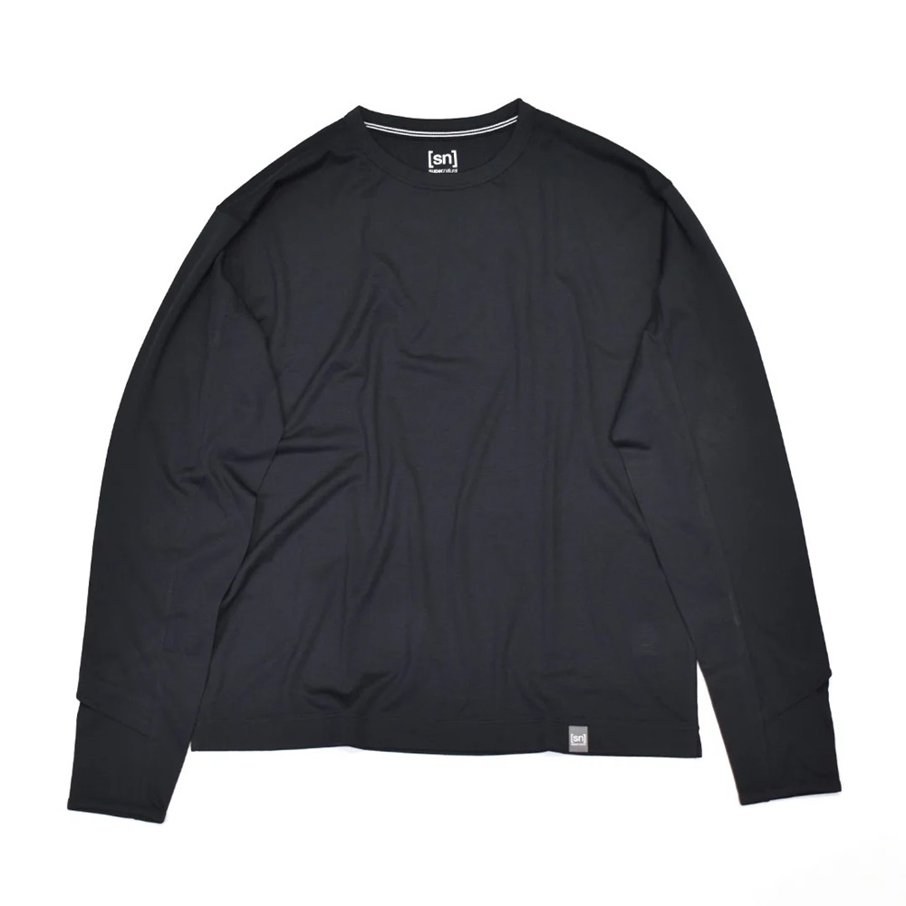 JP160 アクティブロングスリーブTシャツ2 / Smoke Black JP 160 Active L/Sleeve T-Shirt 2 SNUJ10120 ［25FW］|スーパーナチュラル / super.natural