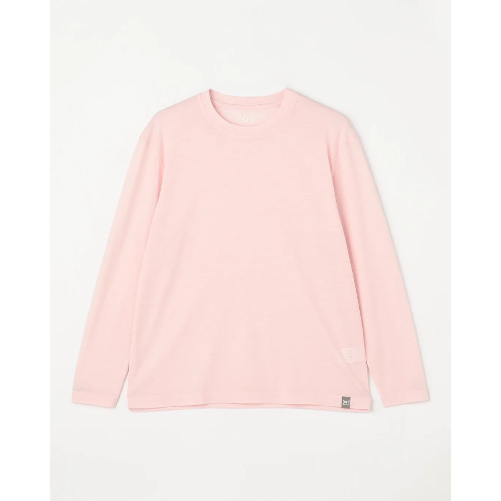 super.natural スーパーナチュラル すーぱーなちゅらる | JP140 エブリディロングスリーブTシャツ(ユニセックス) / Smoke Pink JP140 Everyday L/Sleeve T-Shirt SNUJ10126 ［25FW］