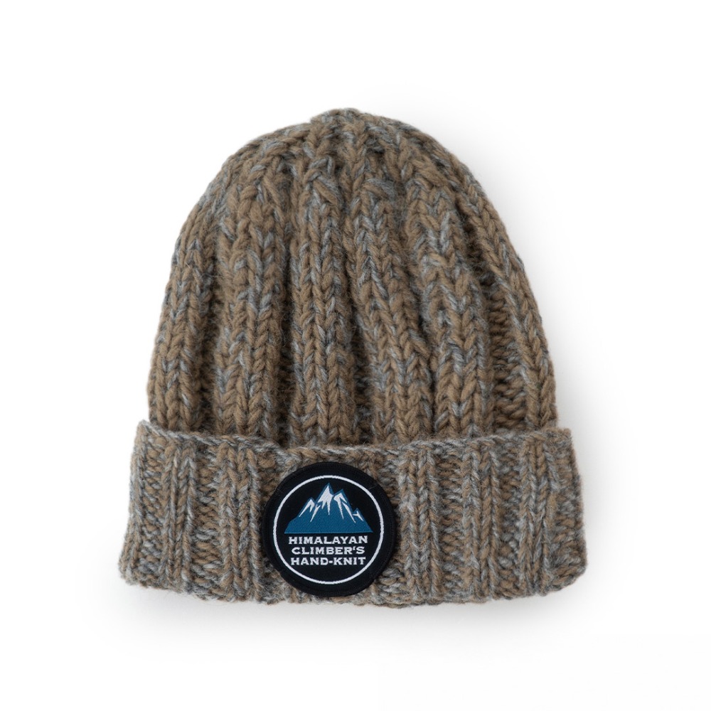 HIMALAYANCLIMBER'SHAND-KNIT ヒマラヤン クライマーズ ハンドニット | キャップ / セージ杢 Cap HCK-F10 キャップ ユニセックス [25FW]