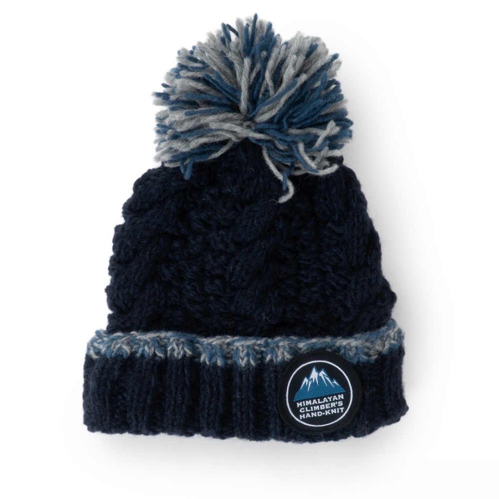HIMALAYANCLIMBER'SHAND-KNIT ヒマラヤン クライマーズ ハンドニット | ケーブルキャップ / ネイビー杢 Cable Cap HCK-F11 キャップ ユニセックス [25FW]
