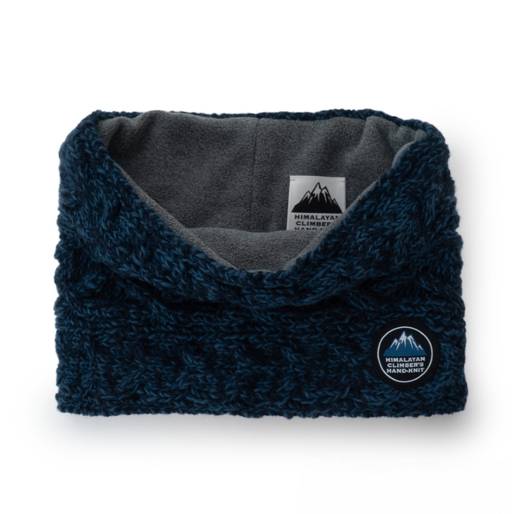 HIMALAYANCLIMBER'SHAND-KNIT ヒマラヤン クライマーズ ハンドニット | スヌード / インディゴ SNOOD HCK-F13 ネックゲイター ユニセックス [25FW]