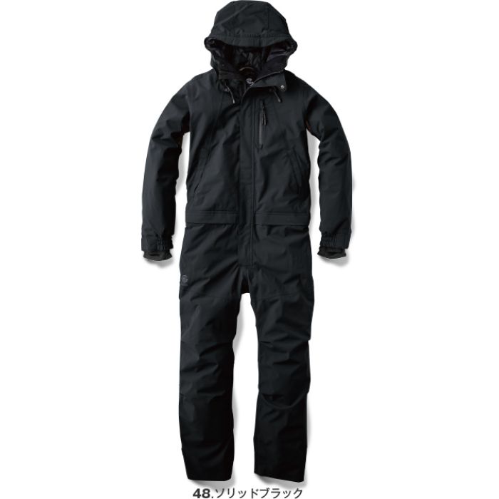 GRACE ENGINEER`S グレースエンジニアーズ  | 防風防水防寒ツナギ 5Lサイズ / ソリッドブラック GE-590 ツナギ メンズ 