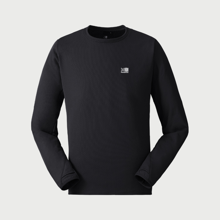 オクタサーマルクルー / Black octa thermal crew 101595 トップス メンズ [25FW]|カリマー / KARRIMOR