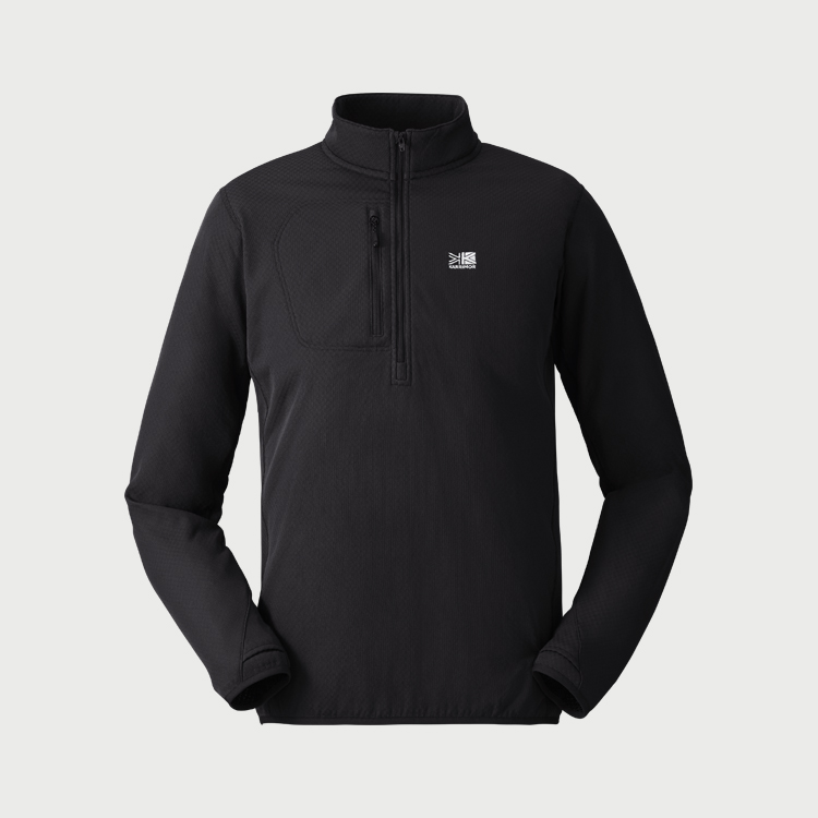 オクタサーマルハーフジップ / Black octa thermal half-zip 101596 トップス メンズ [25FW]|カリマー / KARRIMOR