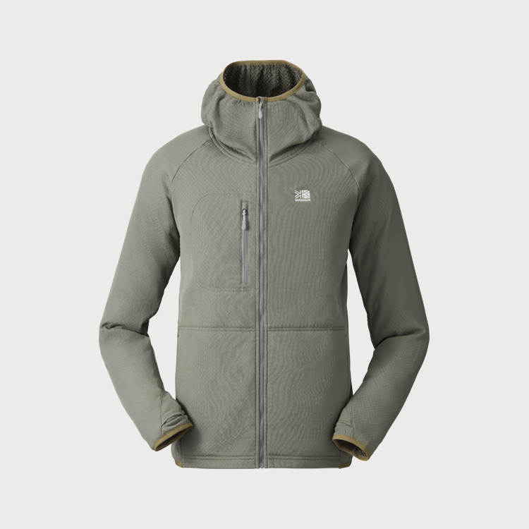 オクタサーマルジップフーディ / Sage Grey octa thermal zip hoodie 101597 トップス メンズ [25FW]|カリマー / KARRIMOR
