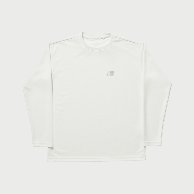 フラッフィードライスリーブTOP / Optic White fluffy-dry L/S T OP 101604 トップス メンズ [25FW]|カリマー / KARRIMOR