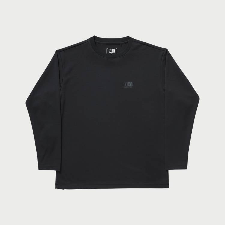 KARRIMOR カリマー かりまー | 【クリアランス】 フラッフィードライスリーブTOP / Black fluffy-dry L/S T OP 101604 トップス メンズ [25FW]