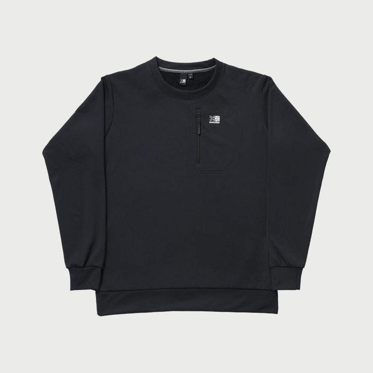 オクタスウェットクルー / Black octa sweat crew 101609 トップス メンズ [25FW]|カリマー / KARRIMOR