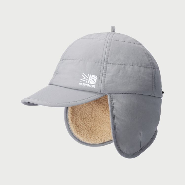 シェルパフラップキャップ / Light Grey sherpa flap cap 200201 帽子・ネックゲイター ユニセックス [25FW]|カリマー / KARRIMOR