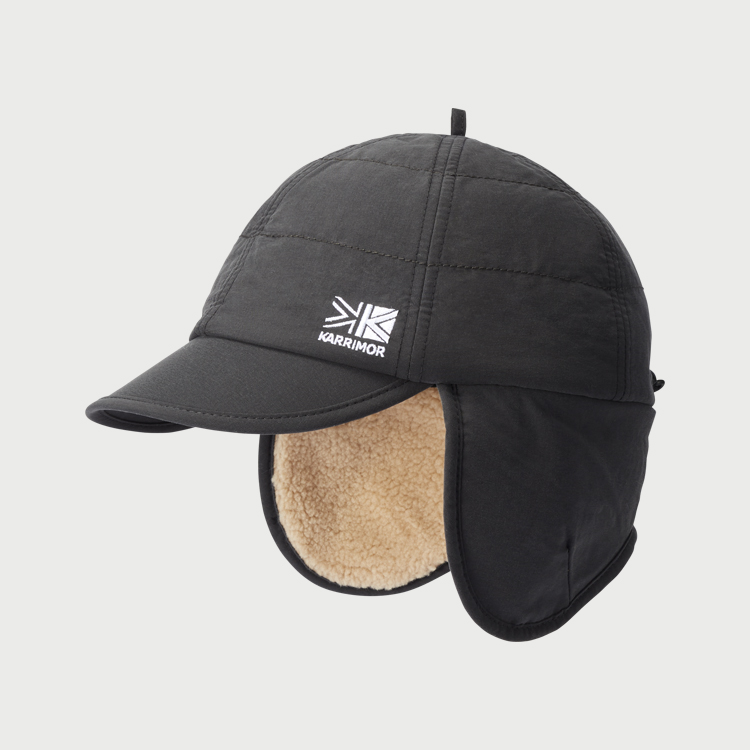 シェルパフラップキャップ / Black sherpa flap cap 200201 帽子・ネックゲイター ユニセックス [25FW]|カリマー / KARRIMOR