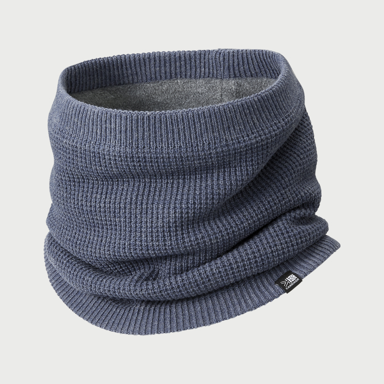 ワッフルネックウォーマー / Indigo waffle neck warmer 200205 帽子・ネックゲイター ユニセックス [25FW]|カリマー / KARRIMOR