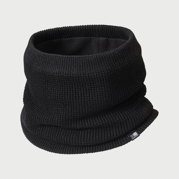 ワッフルネックウォーマー / Black waffle neck warmer 200205 帽子・ネックゲイター ユニセックス [25FW]|カリマー / KARRIMOR