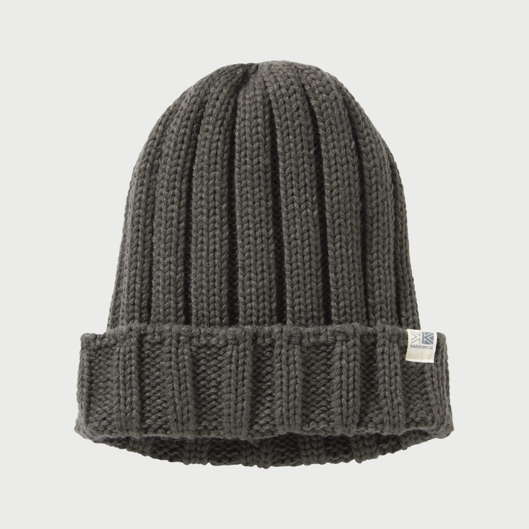 フォールデッドビーニー / Charcoal folded beanie 200218 帽子・ネックゲイター ユニセックス [25FW]|カリマー / KARRIMOR