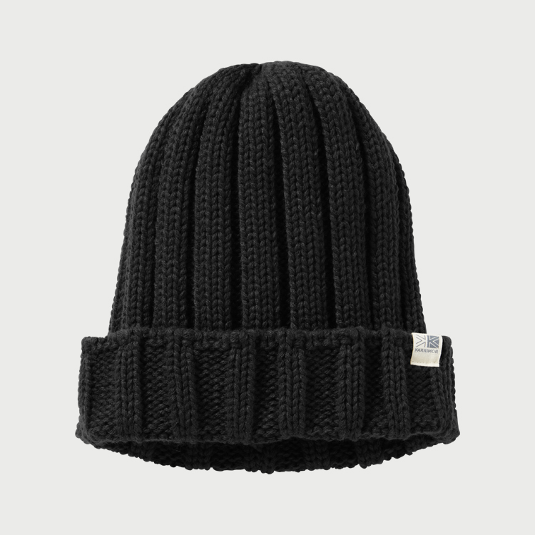 フォールデッドビーニー / Black folded beanie 200218 帽子・ネックゲイター ユニセックス [25FW]|カリマー / KARRIMOR
