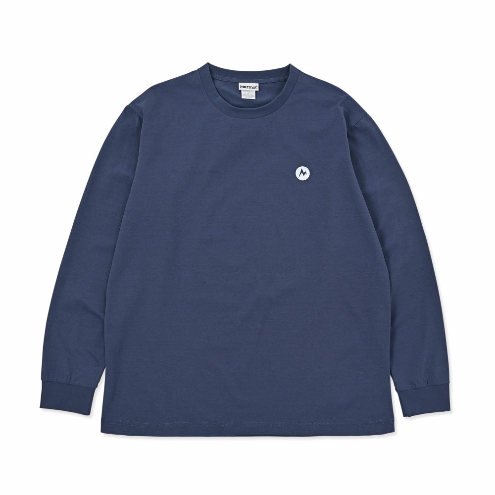 マーモット / Marmot（マーモット） | 【クリアランス】 セイクリッドマウンテンロングスリーブティーシャツ / インディゴ Sacred Mt. L/S T-Shirts MTFW25MLS067-C079 Tシャツ メンズ [25FW]