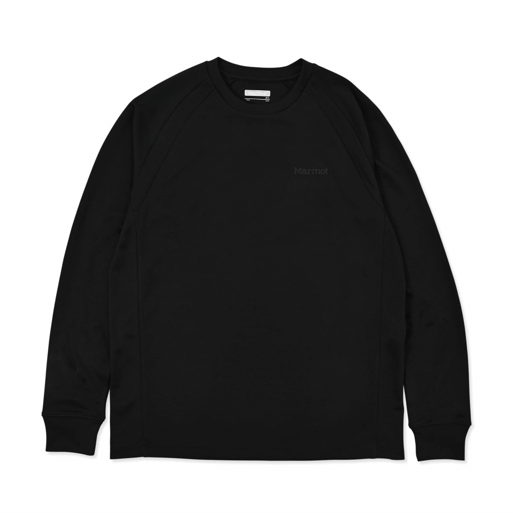 クライムスキンロングスリーブ / ブラック Climb Skin L/S MTFW25MLS077-C001 シャツ メンズ [25FW]|マーモット / Marmot