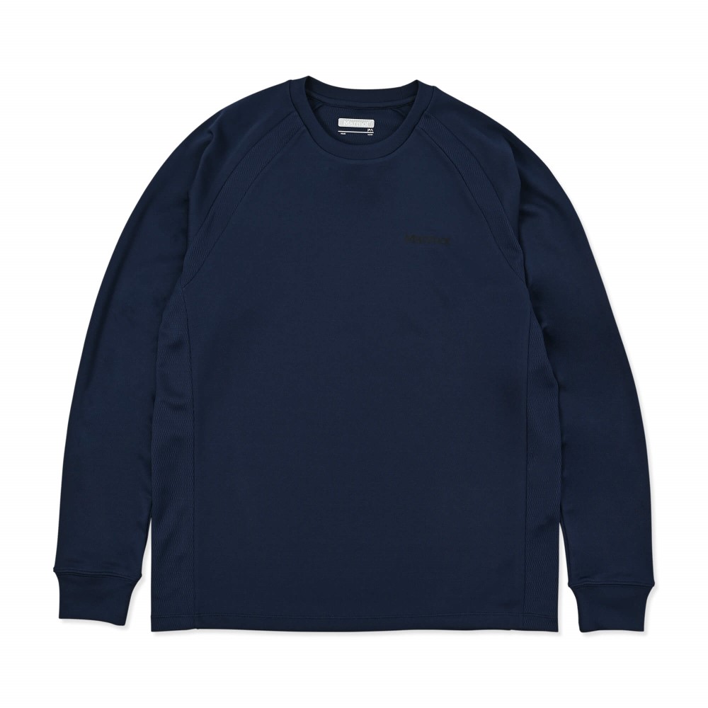 クライムスキンロングスリーブ / ネイビー Climb Skin L/S MTFW25MLS077-C005 シャツ メンズ [25FW]|マーモット / Marmot