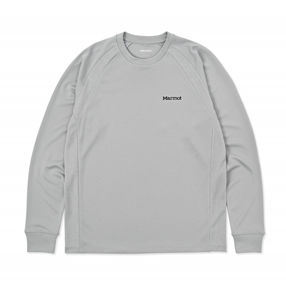 Marmot / マーモット | 【クリアランス】 クライムスキンロングスリーブ / シルバー Climb Skin L/S MTFW25MLS077-C024 シャツ メンズ [25FW]