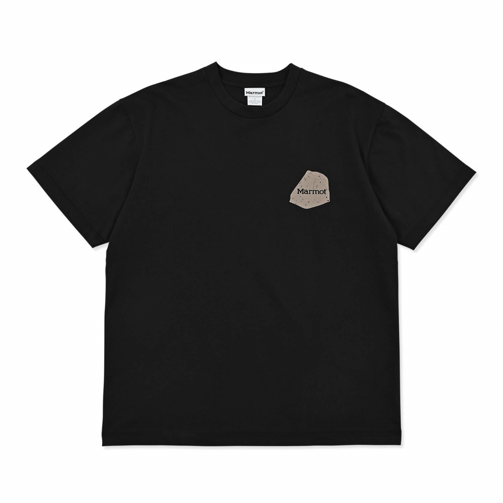 ブレッシングオブネイチャーティーシャツ / ブラック Blessings Of Nature T-Shirts MTFW25MST071-C001 Tシャツ メンズ [25FW]|マーモット / Marmot