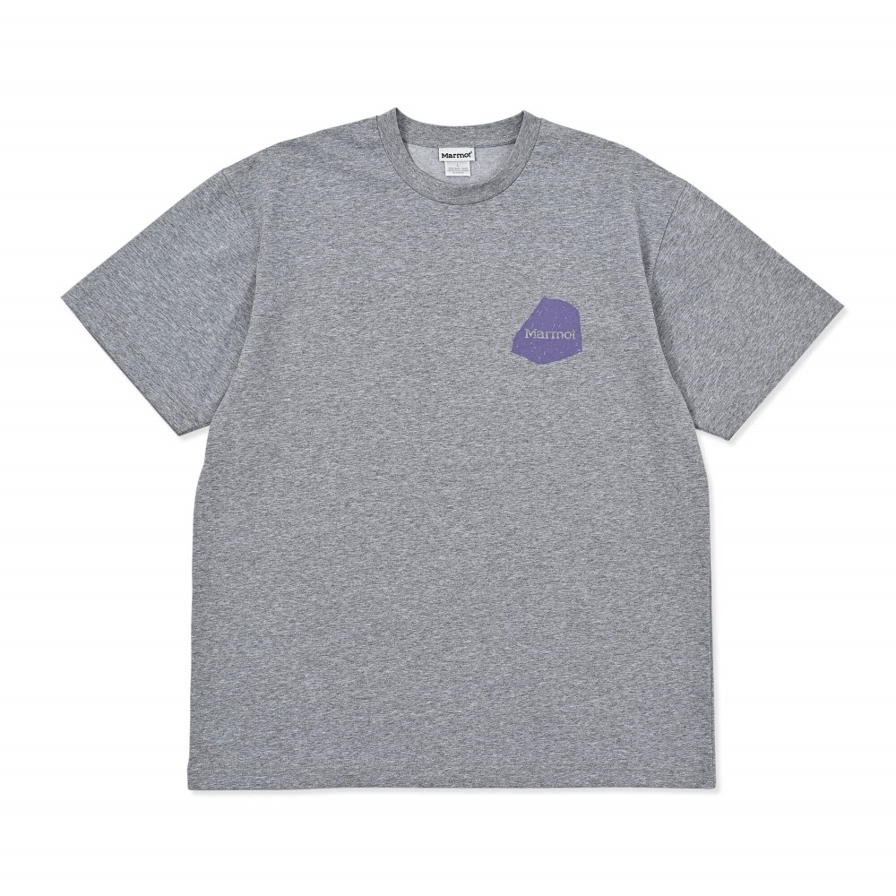 ブレッシングオブネイチャーティーシャツ / ヘザーグレー Blessings Of Nature T-Shirts MTFW25MST071-C087 Tシャツ メンズ [25FW]|マーモット / Marmot