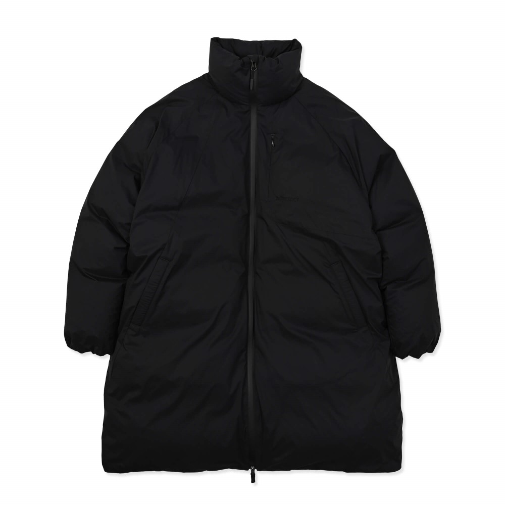 Marmot / マーモット | 750FPバーティカルダウンジャケット / ブラック 750FP Vertical Long Down Jacket MTFW25UDW016-C001 ダウンジャケット ユニセックス [25FW]