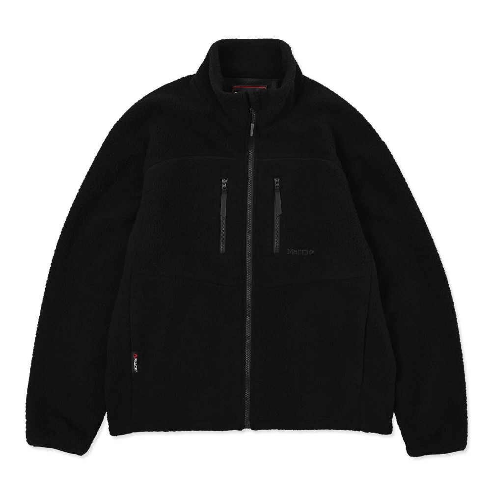 ポーラテックコンパスフリースジャケットプロ / ブラック Polartec Compass Fleece Jacket Pro MTFW25UFL041-C001 トップス ユニセックス [25FW]|マーモット / Marmot