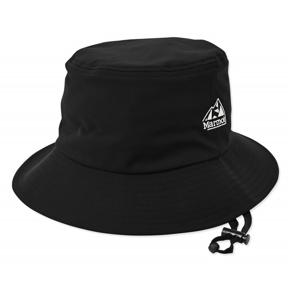 クラシックロゴナイロンバケットハット/ ブラック Classic Logo Nylon Bucket Hat MTFW25UHG214-C001 ハット ユニセックス [25FW]|マーモット / Marmot
