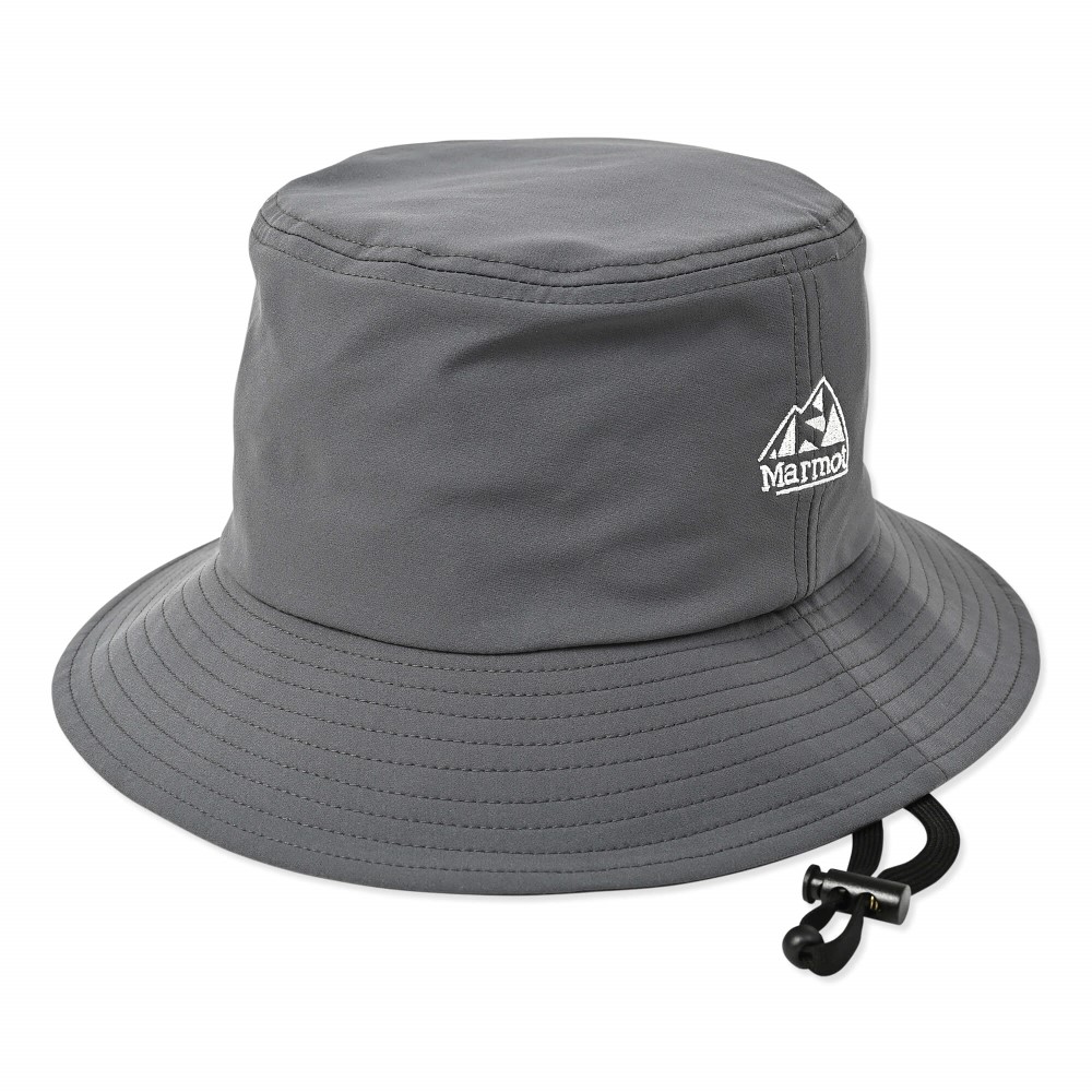 マーモット / Marmot（マーモット） | クラシックロゴナイロンバケットハット/ チャコール Classic Logo Nylon Bucket Hat MTFW25UHG214-C027 ハット ユニセックス [25FW]