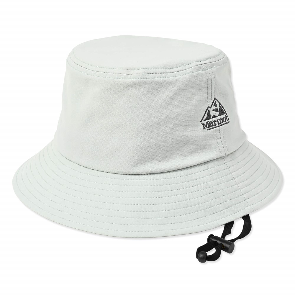 クラシックロゴナイロンバケットハット/ アッシュグレー Classic Logo Nylon Bucket Hat MTFW25UHG214-C154 ハット ユニセックス [25FW]|マーモット / Marmot
