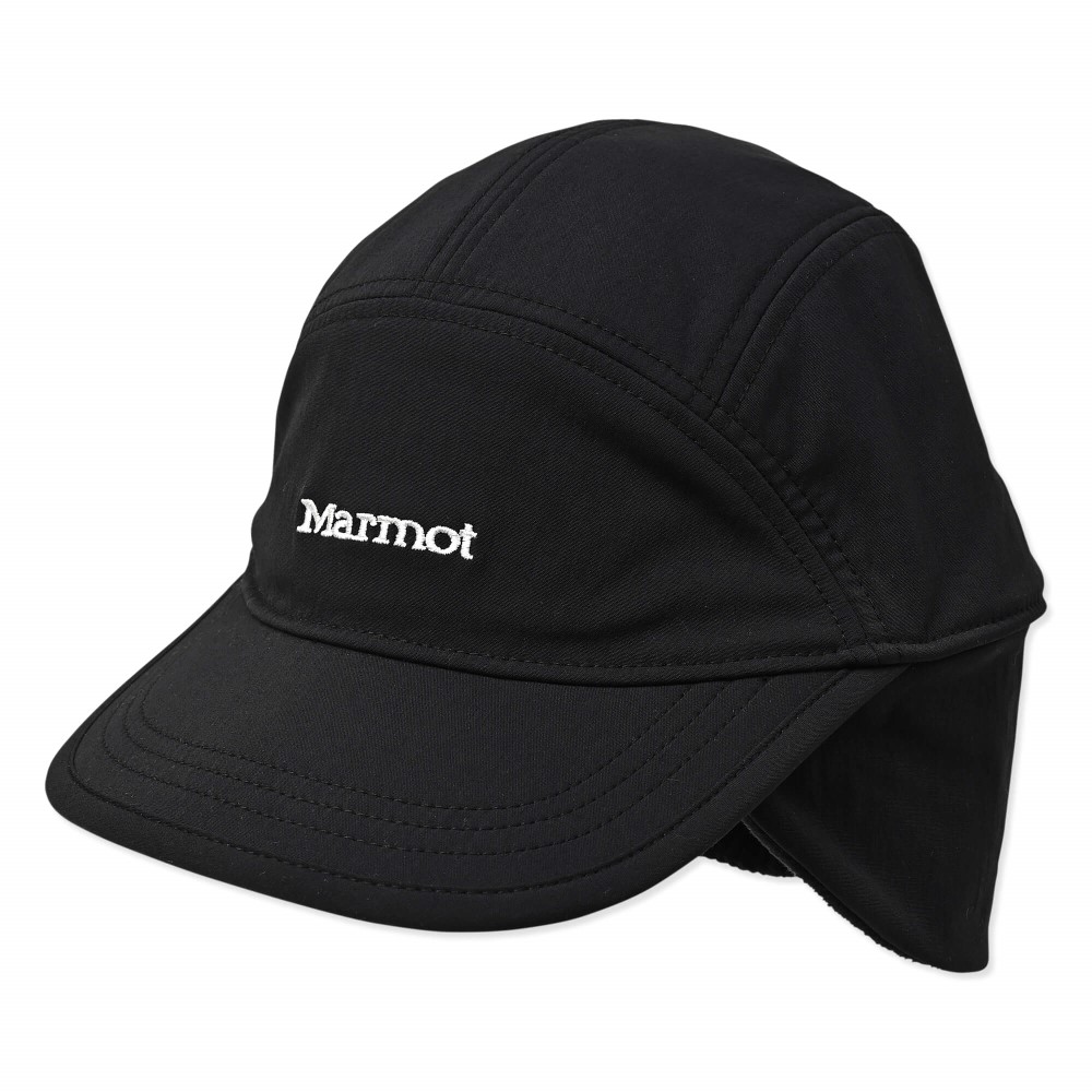 マーモット / Marmot（マーモット） | ナイロンフリースイヤーフラップキャップ / ブラック Nylon Fleece Ear Flap Cap MTFW25UHG216-C001 キャップ ユニセックス [25FW]