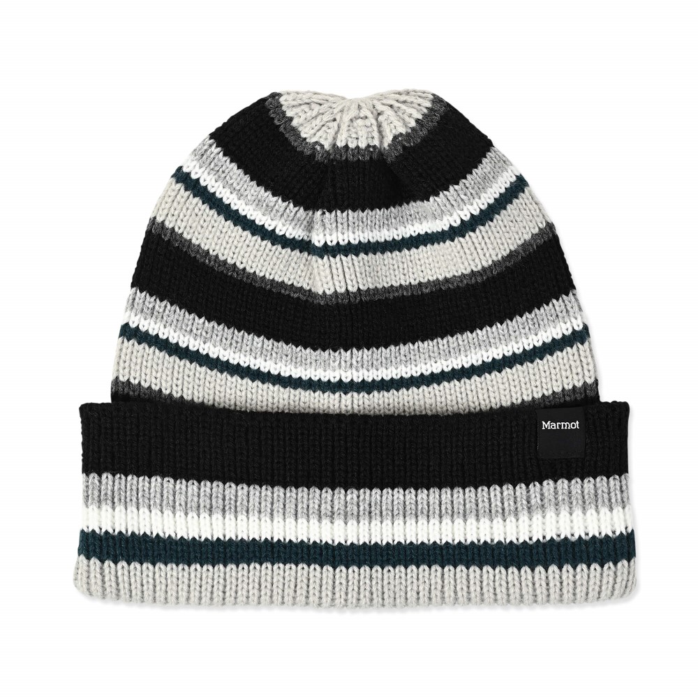 マーモット / Marmot（マーモット） | レトロボーダーニットワッチ / ブラックマルチ Retro Border Knit Watch MTFW25UHG221-C138 帽子 ユニセックス [25FW]