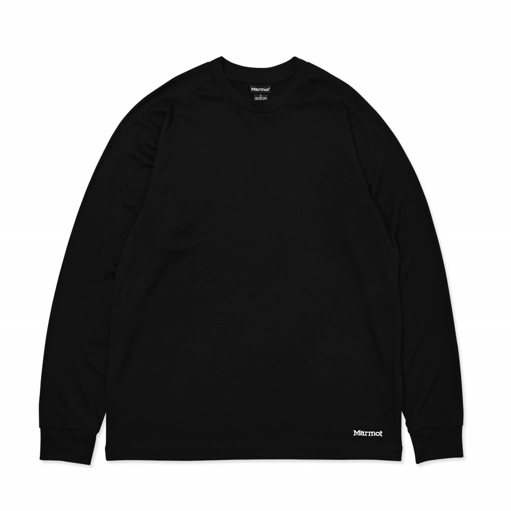 マーモット / Marmot（マーモット） | マーモットメリノウールロングティー / ブラック Marmot Merino Wool Long Tee MTFW25ULS074-C001 Tシャツ ユニセックス [25FW]