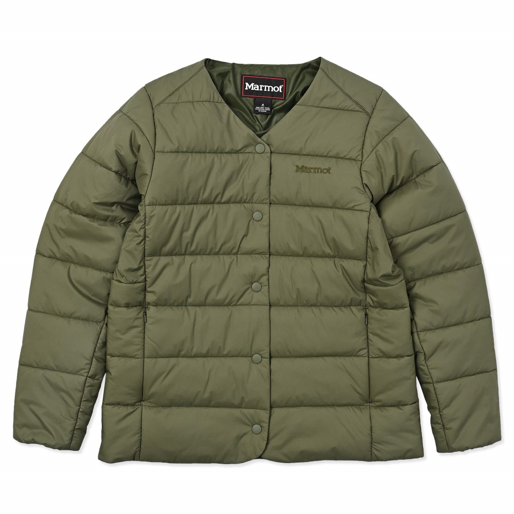 マーモット / Marmot（マーモット） | ディーテノーカラーパディングジャケット / カーキ W&#039;s Dite No Coller Padding Jacket MTFW25WJK028-C026 アウター レディース [25FW]
