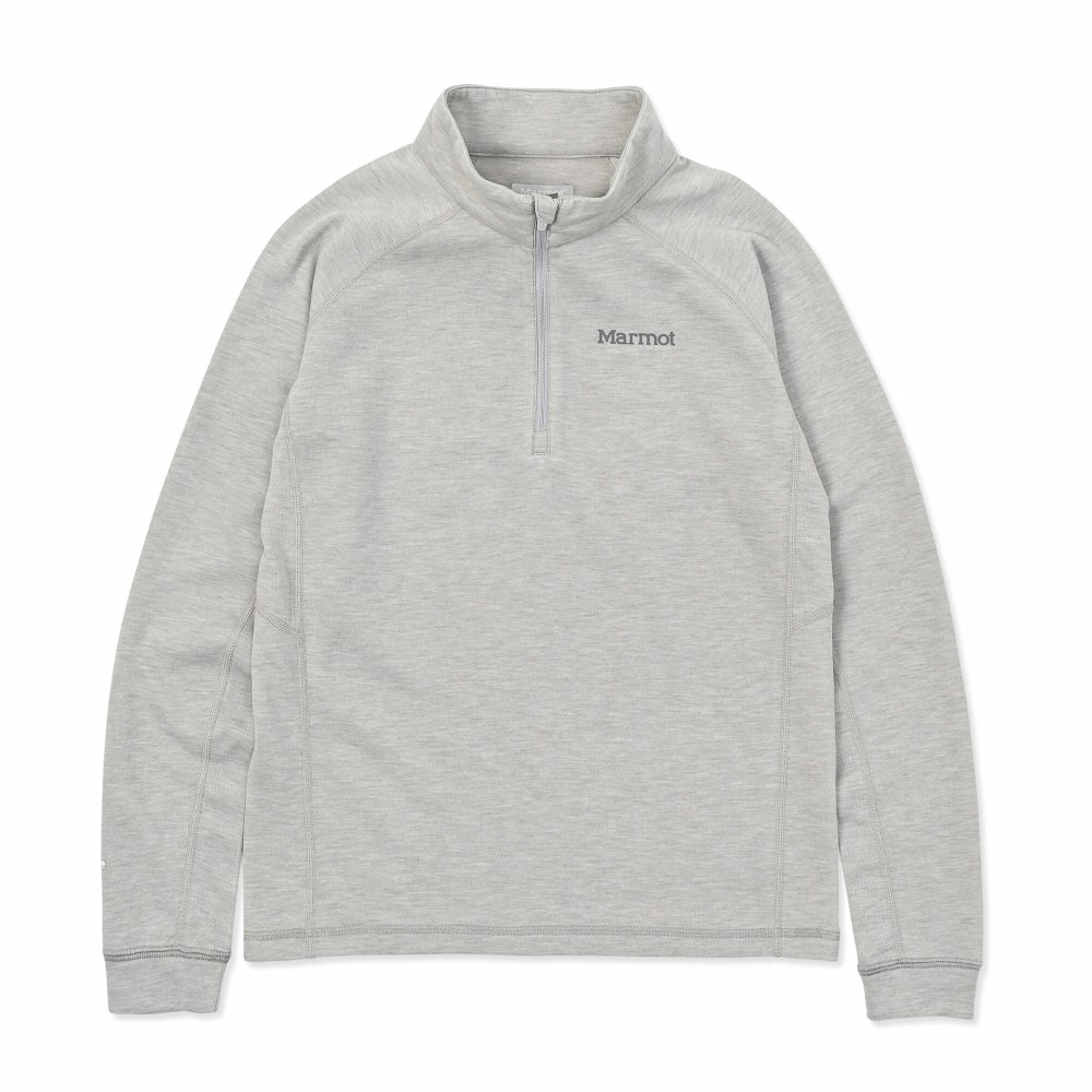クライムウールスキンハーフジップロングスリーブ / シルバー W's Climb Wool Half-zip L/S MTFW25WLS084-C024 シャツ レディース [25FW]|マーモット / Marmot