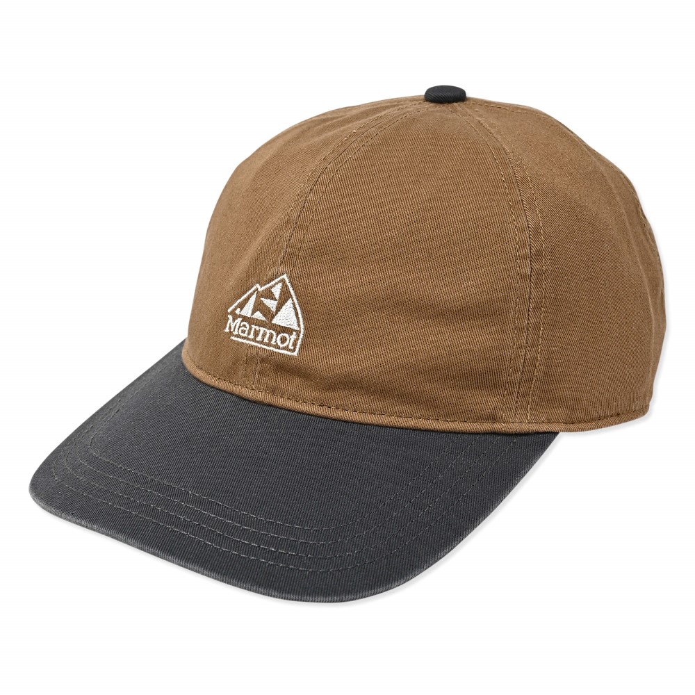 マーモット / Marmot（マーモット） | クラシックロゴキャップ / ブラウン×チャコール Classic Logo Cap MTSS25UHG202-C168 キャップ ユニセックス [25FW]