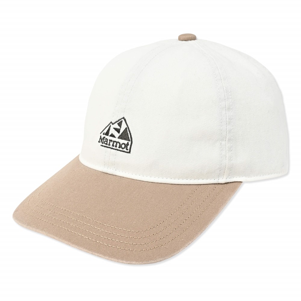 マーモット / Marmot（マーモット） | クラシックロゴキャップ / オフホワイト×ベージュ Classic Logo Cap MTSS25UHG202-C169 キャップ ユニセックス [25FW]