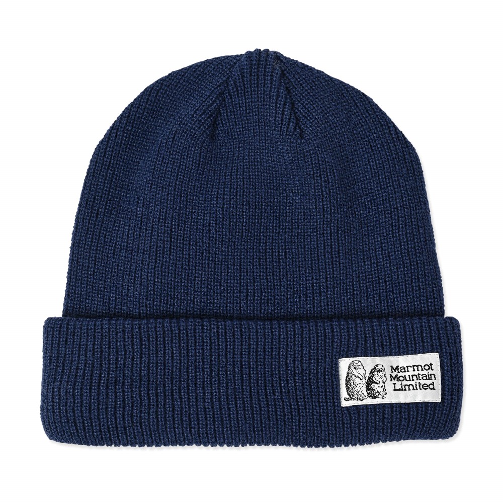 エムエムダブリューニットワッチ / ネイビー MMW Knit Watch TSAUE225-C005 帽子 ユニセックス [25FW]|マーモット / Marmot