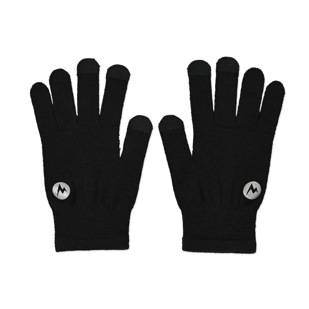 マーモット / Marmot（マーモット） | メリノウールニットインナーグローブ / ブラック Merino Wool Knit Inner Glove TSAUG231 ユニセックス