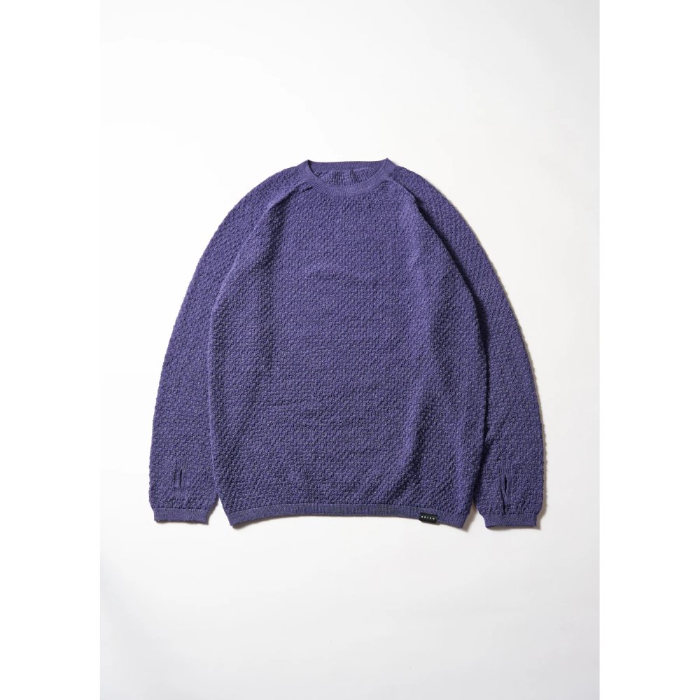 ワンダーウェア クルーネック / ヘザーパープル WUNDERWEAR Crewneck BW0502 トップス ユニセックス ［25FW］|ブリング / BRING