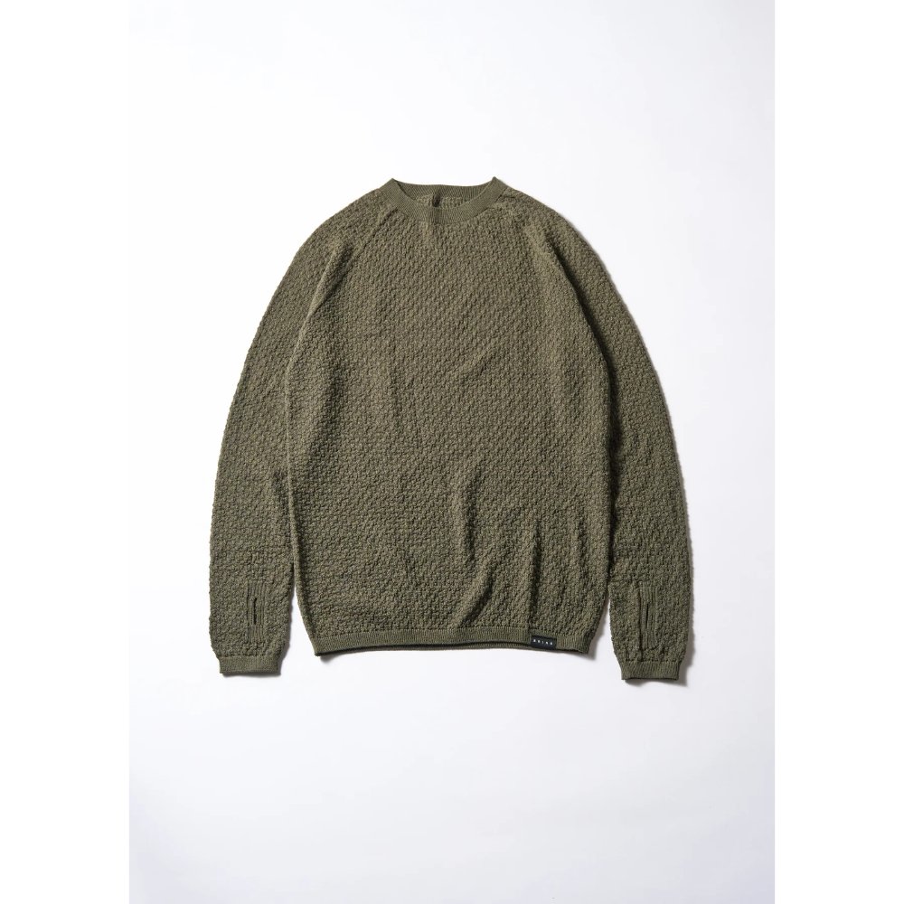 ワンダーウェア クルーネック / カーキ WUNDERWEAR Crewneck BW0502 トップス ユニセックス ［25FW］|ブリング / BRING