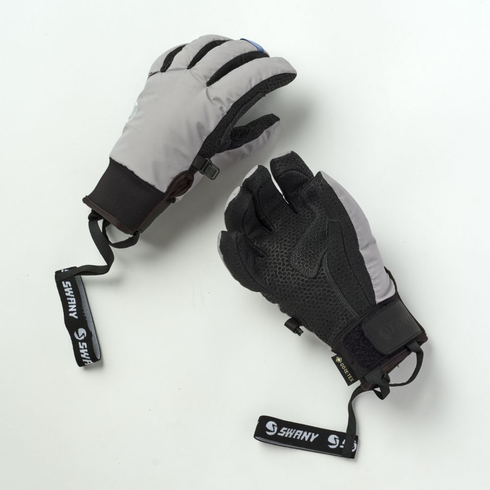 スワニー / SWANY（スワニー） | アルパインシュアグリップ 3D 5フィンガー / グレー Alpine Sure Grip 3D 5Finger TR-807 グローブ メンズ [25FW]【スワニー CP】