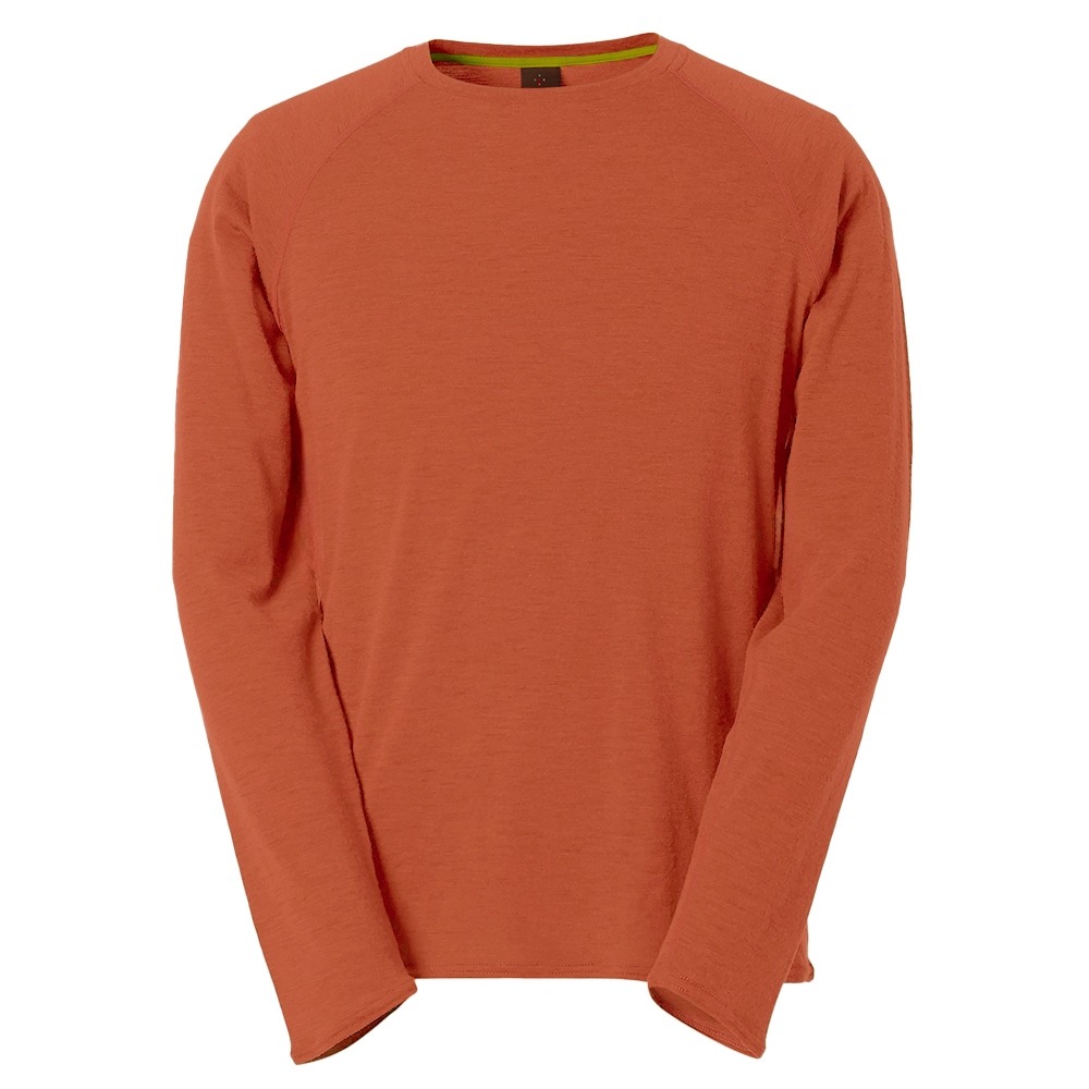 Creare Merino LS 120 Tee / バーントブリック 011156 アンダーウエア メンズ [25FW]|アクシーズクイン / AXESQUIN