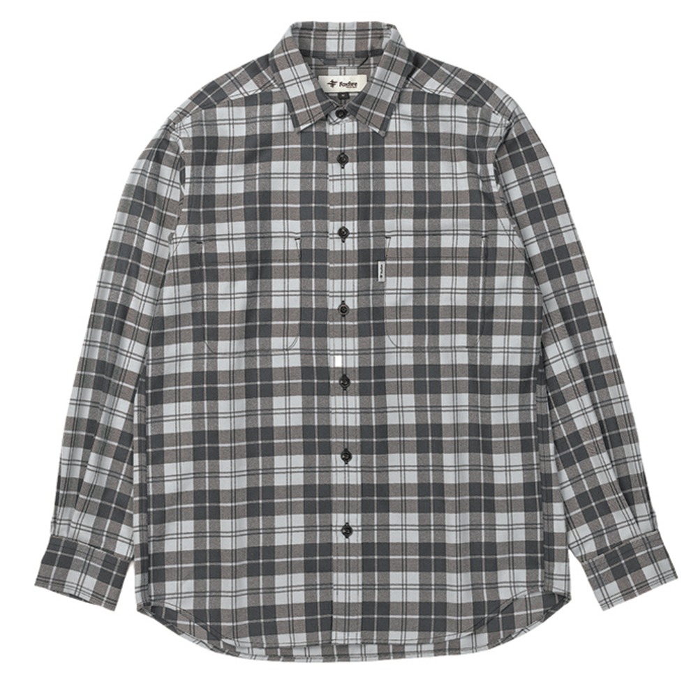 TSウォームチェックシャツ / ネイビー TS Warm Check Shirt 5112416 シャツ メンズ [25FW]|フォックスファイヤー / Foxfire