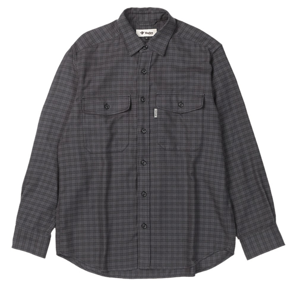 フォックスファイヤー / Foxfire（フォックスファイヤー） | TSシャドーチェックシャツ / ネイビー TS Shadow Check Shirt 5112524 シャツ メンズ [25FW]