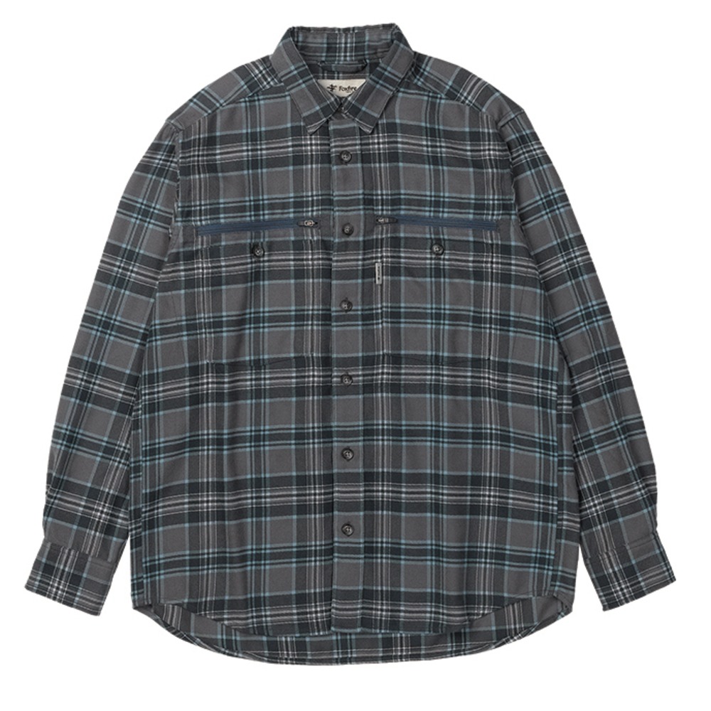 フォックスファイヤー / Foxfire（フォックスファイヤー） | TSジッパーシャツ / ブルー TS Zipper Shirt 5112526 シャツ メンズ [25FW]